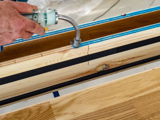 Encollage de parquet