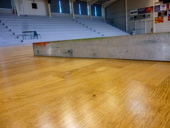 Contrôle de la planimétrie du parquet